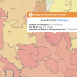 BlastPoint Map Showing Energy Insecure residents of Selma, AL
