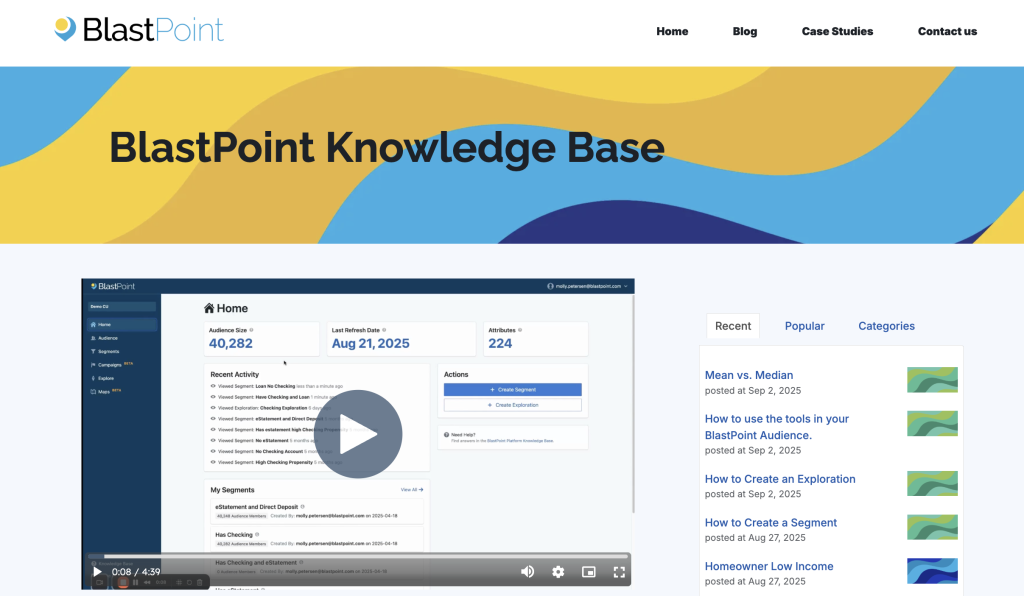 BlastPoint Knowledge Base